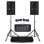 Sistema de sonido Vonyx VPS082A 800W RMS Bluetooth Mezclador 8 canales