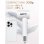 Sèche-cheveux Ionique Professionnel Dam Electronics Mini Air 2200W 4 Températures 2 Vitesses Blanc