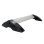 Repose-pieds DLH DY-RP5133 Alu Gris Noir 427 mm