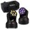 Pack 2 Cabezas Móviles LED RGBW BeamZ Nova68g-bk con Gobo y Maleta AC-135