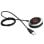 Auriculares Jabra Evolve 80 com controlador USB com cabo preto e prata