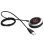 Auriculares Jabra Evolve 80 com controlador USB com cabo preto e prata