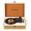 Tocadiscos Audizio RP119G 3 velocidades Bluetooth Altavoces integrados