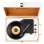Tocadiscos Audizio RP119G 3 velocidades Bluetooth Altavoces integrados