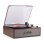 Tocadiscos Audizio Reno-WD Bluetooth Madera 3 Velocidades Altavoces Integrados