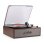 Tocadiscos Audizio Reno-WD Bluetooth Madera 3 Velocidades Altavoces Integrados