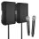 Set de karaoke Vonyx 800W RMS Bluetooth 2 micrófonos inalámbricos UHF