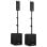 Sistema de sonido Vonyx VX1020BT 1050W Bluetooth USB/SD con micrófono y trolley