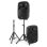 Sistema de sonido activo Vonyx VPS102A 600W Bluetooth USB SD Micrófono LED