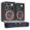 Set sonido Skytec SPL500 500W RMS Altavoces 3 vías Cable 10 m DJ