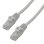 Cable de red MCL Cat6 U/UTP 0,5 m gris con conectores RJ-45