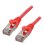 Netzwerkkabel MCL RJ45 Cat6 10 m rot geschirmt F/UTP