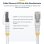 Cabo de Rede StarTech Cat8 5m Branco Snagless S/FTP 25G/40G PoE++ 100W