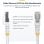 Cavo di Rete StarTech CAT8 1m Snagless S/FTP Bianco 25G/40G PoE++ 100W