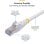 Cavo di Rete StarTech CAT8 1m Snagless S/FTP Bianco 25G/40G PoE++ 100W
