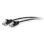 Cable de red Cat6a UTP delgado con protección antienganche C2G de 0,3 m - Negro