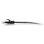 Cable de red Cat6a UTP delgado con protección antienganche C2G de 0,3 m - Negro