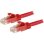 Cable réseau StarTech Cat6 Snagless 3m Rouge UTP