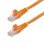 Netzwerkkabel StarTech Cat5e UTP 0,5 m orange RJ45 ohne Haken