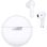 Auriculares Honor Choice X7e inalámbricos Bluetooth 5.3 con Cancelación de Ruido y resistencia IP54 blancos