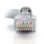Cable de red Cat5e UTP 5 m C2G con funda antienganche gris