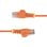 Cable de red Ethernet CAT6 StarTech.com Naranja de 2m Snagless Slim 28AWG PoE 100W