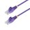 Cable de Red Ethernet CAT6 Delgado StarTech.com Morado 1m Sin Enganches PoE 100W