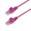 Cavo di Rete Ethernet CAT6 Sottile StarTech.com 50cm Rosa Senza Ganci PoE 100W