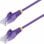 Cable de Red Ethernet CAT6 Delgado StarTech.com 50cm Morado Sin Enganches PoE 100W