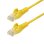 Cable de red StarTech CAT6 Delgado 1m Amarillo UTP PoE++ 100W