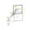 Port Designs 901104 Soporte Monitor Abrazadera Mesa 17 a 32" VESA 75x75 a 100x100 Max 9Kg