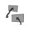 Port Designs 901104 Soporte Monitor Abrazadera Mesa 17 a 32" VESA 75x75 a 100x100 Max 9Kg