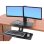 Ergotron WorkFit-A Support Moniteur Bureau 5 à 24" VESA 75x75 à 100x100 Max 11,3Kg