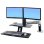 Ergotron WorkFit-A Support Moniteur Bureau 5 à 24" VESA 75x75 à 100x100 Max 11,3Kg