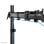NEOMOUNTS NM-D135D3BLACK Supporto triplo per monitor Scrivania 10 a 27" VESA 75x75 a 100x100 Max 8Kg