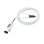 Cavo antifurto MOBILIS 001334 1,8 m codice acciaio bianco