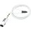 Cavo antifurto MOBILIS 001334 1,8 m codice acciaio bianco