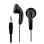 Auriculares MCL CSQ-EC avec câble jack 3,5 mm intra-auriculaires noirs