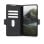 Funda para móvil dbramante1928 Bergen Pro Folio piel sintética negra para Galaxy S25 Ultra