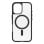 Coque pour mobile OtterBox React Series Polycarbonate Transparent Noir pour iPhone 16 Protection renforcée