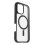 Coque pour mobile OtterBox React Series Polycarbonate Transparent Noir pour iPhone 16 Protection renforcée