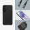 Funda para móvil OtterBox React Cover Policarbonato Negra para Galaxy A55 5G