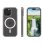Funda para móvil dbramante1928 Iceland Ultra D3O MagSafe transparent weiß für iPhone 15 Pro