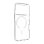 Funda para móvil DBRAMANTE1928 Greenland Pro MS Cover plastique transparent blanc pour iPhone 17 Pro