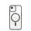 Funda para móvil OtterBox React Cover plastique noir transparent pour iPhone 17e/16e/15/14/13