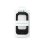 Funda para móvil Doro 7988 Piel Negra para modelos 6040 6060 6820 6880 7030 7080