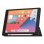 Capa Folio MW para iPad 10.2 polegadas, Compatível Apple iPad 10.2 (2019/20/21 - 7/8/9ª gen), Cor Preta