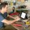 Funda teclado Logitech Rugged Folio para iPad 10.2" AZERTY Francés Grafito