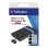 Caja PC Verbatim Store'N'Go 2,5" Plástico Negro Azul USB 3.2 Gen 1