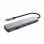 Hub DLH 5 ports 10 Gbps USB-C DY-TU5200 avec câble 16 cm 100 W gris